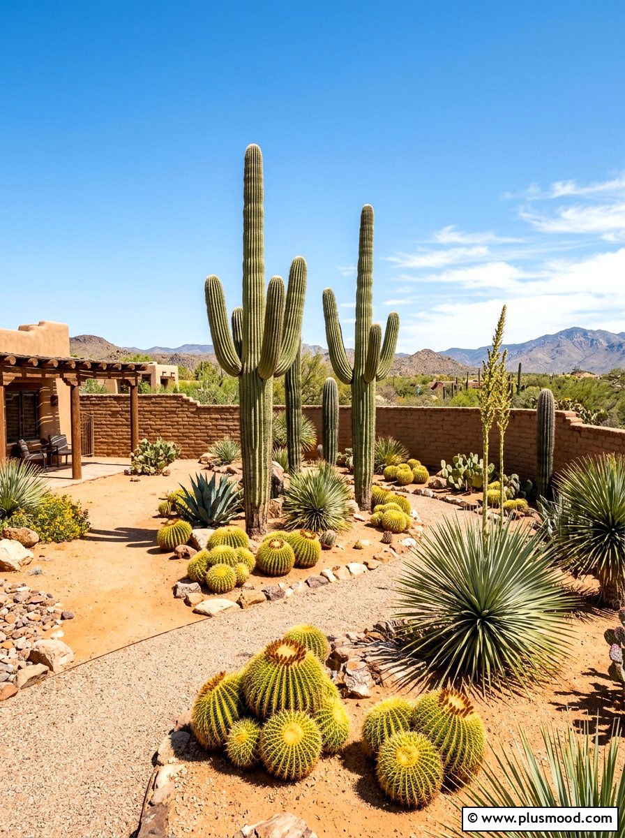 Desert Garden Yard - 25 summer low maintenance garden ideas