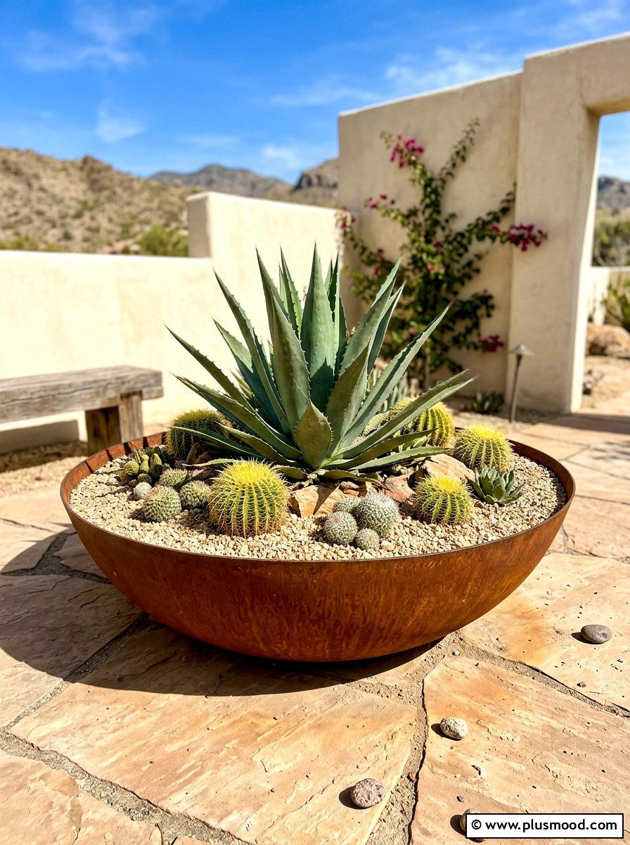 Desert Inspired Planter - 25 summer planter ideas