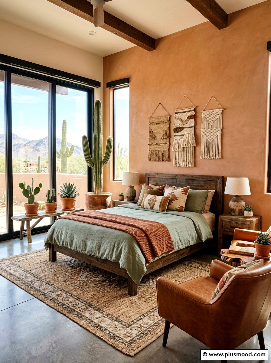 Desert Modern Bedroom - 25 summer apartment bedroom ideas