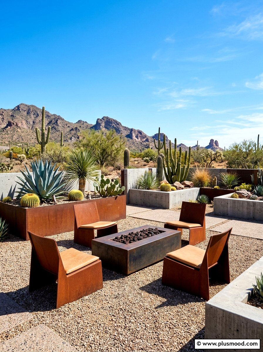 Desert Modern Landscape - 25 summer patio styling ideas