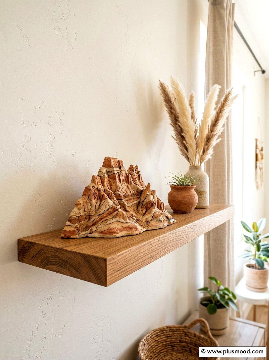 Desert Mountain Rock - 25 painted rock ideas with boho style