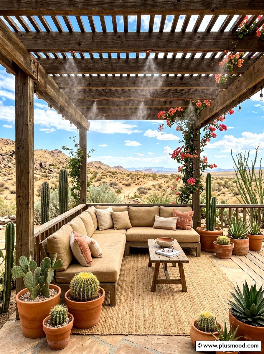 Desert Oasis Porch - 25 cozy summer porch ideas