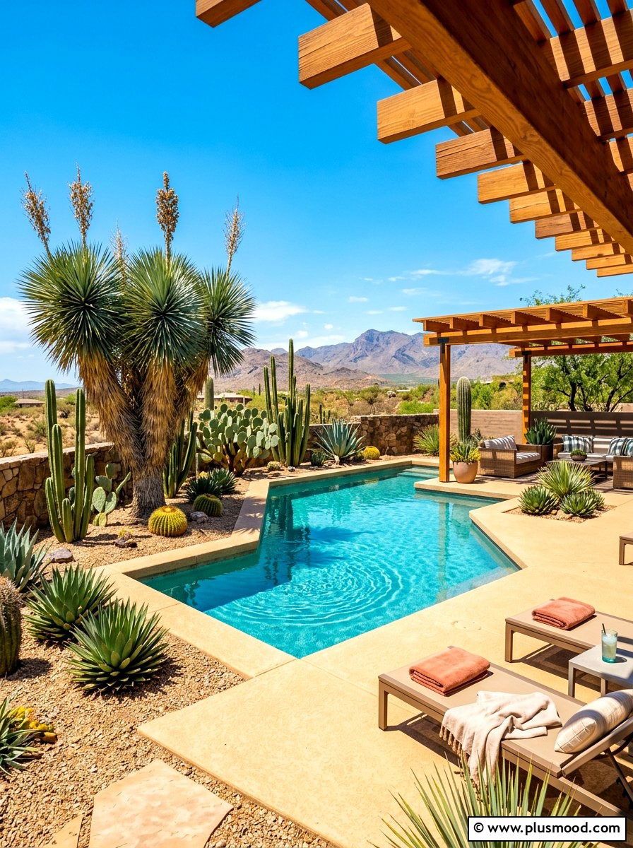 Desert Pool Landscaping - 25 summer pool landscaping ideas