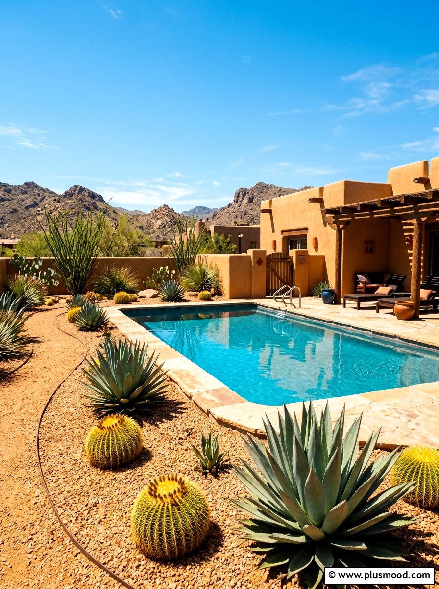 Desert Pool Landscaping - 25 pool landscaping ideas for courtyard pools