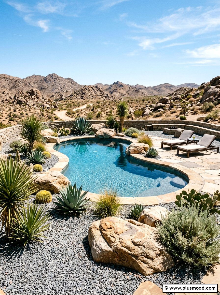 Desert Pool Xeriscaping - 25 pool landscaping ideas for hot climates