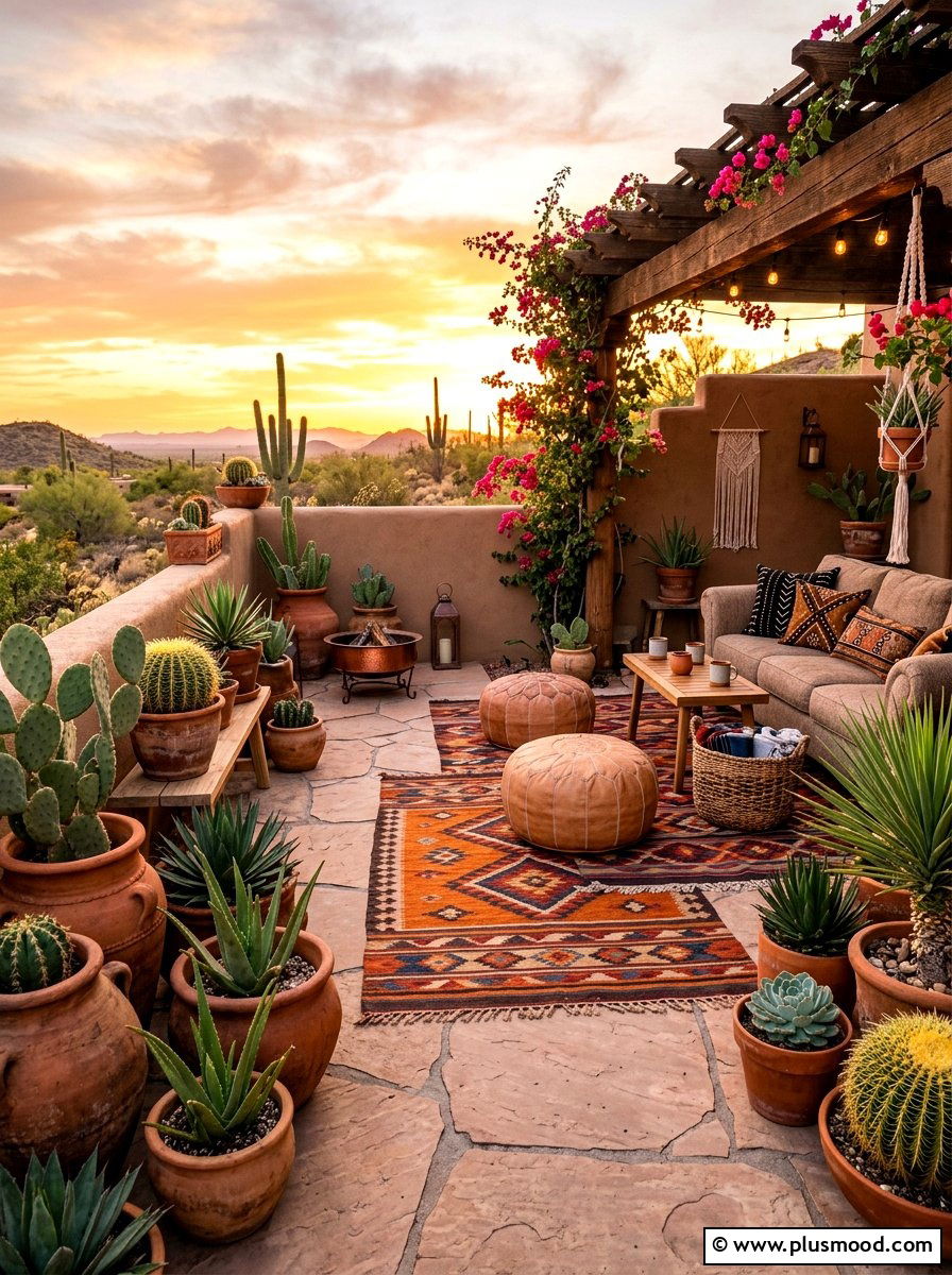 Desert boho garden aesthetic - 25 summer garden party ideas