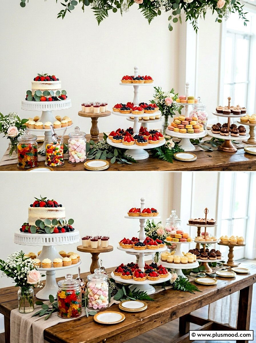 Dessert Station Setup - 25 summer outdoor buffet ideas