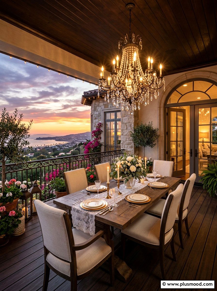 Dimmable Overhead Chandelier