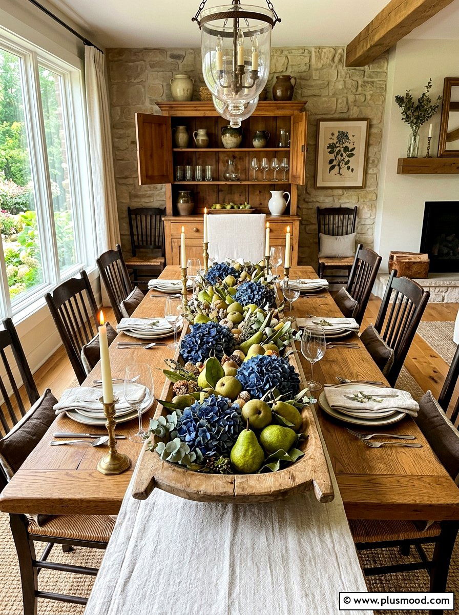 Dining Table Centerpiece - 25 summer transition decor ideas