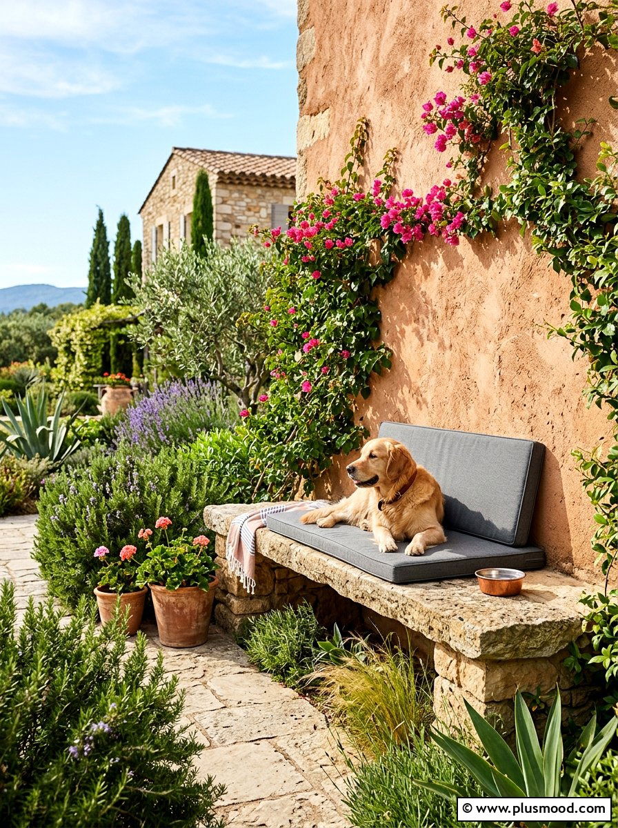 Dog sun shelf - 25 small backyard ideas for dogs