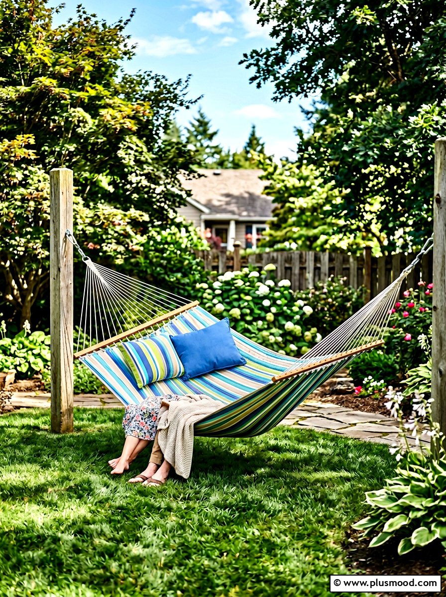 Double Person Hammock - 25 summer backyard hammock ideas