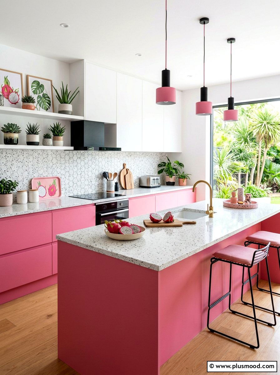 Dragon fruit kitchen - 25 summer fruit themed kitchen decor ideas