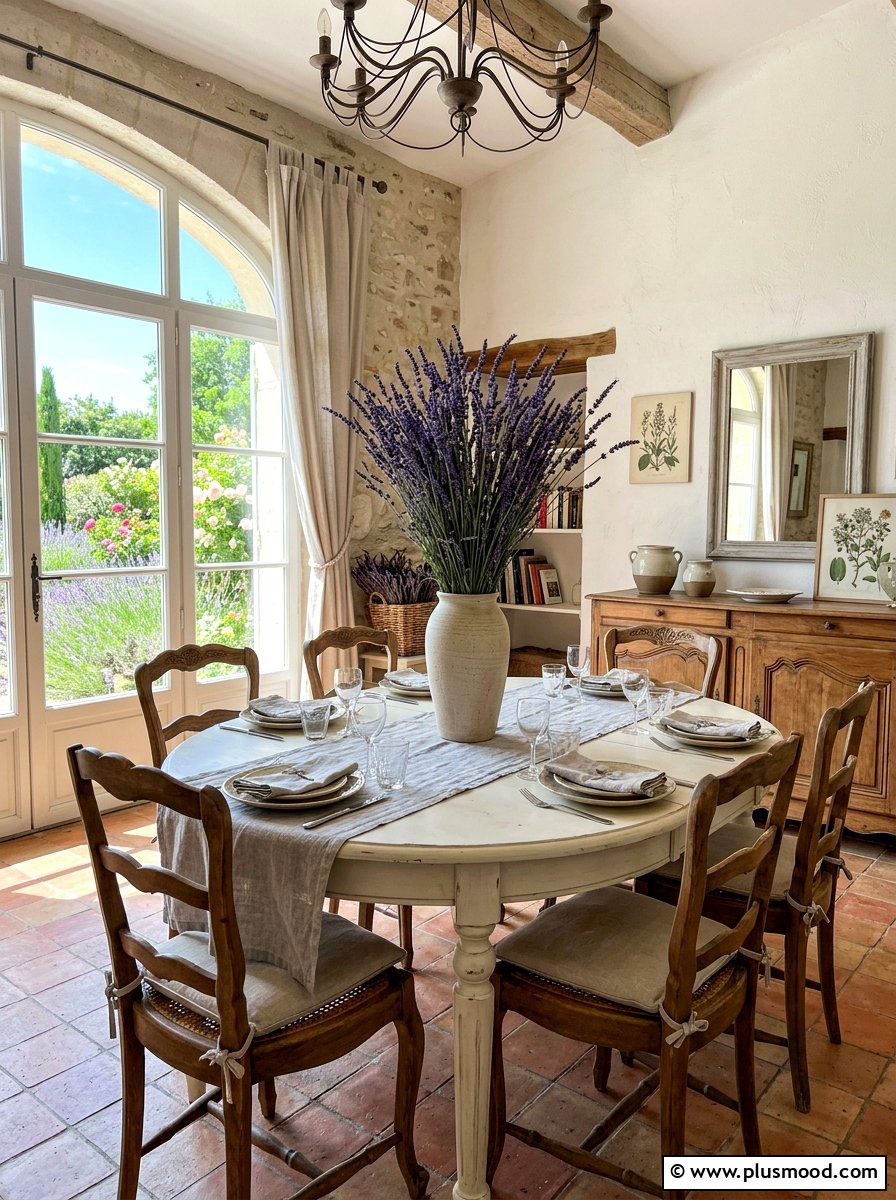Dried Lavender Bundle - 25 late summer centerpiece ideas