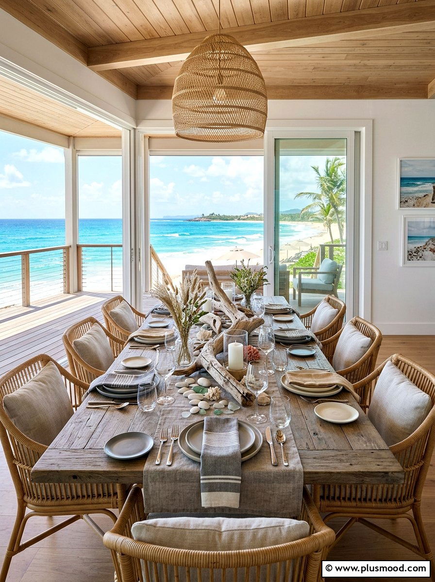Driftwood Beach Table - 25 summer tablescape ideas