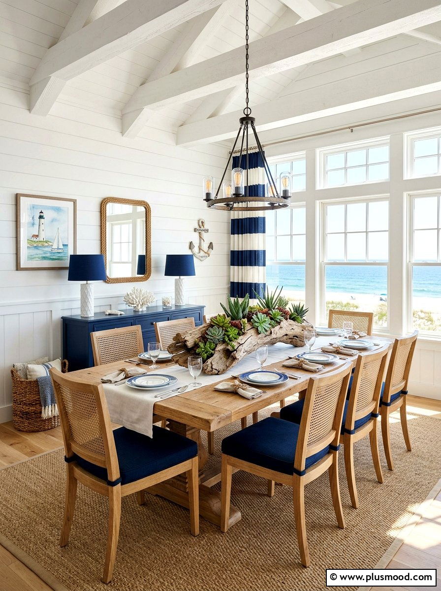 Driftwood Centerpiece - 25 late summer centerpiece ideas