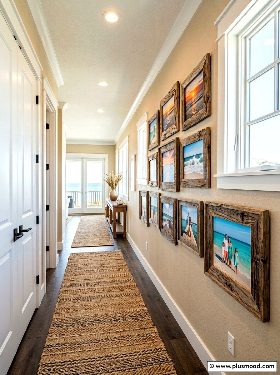 Driftwood Picture Frame - 25 summer driftwood decor ideas