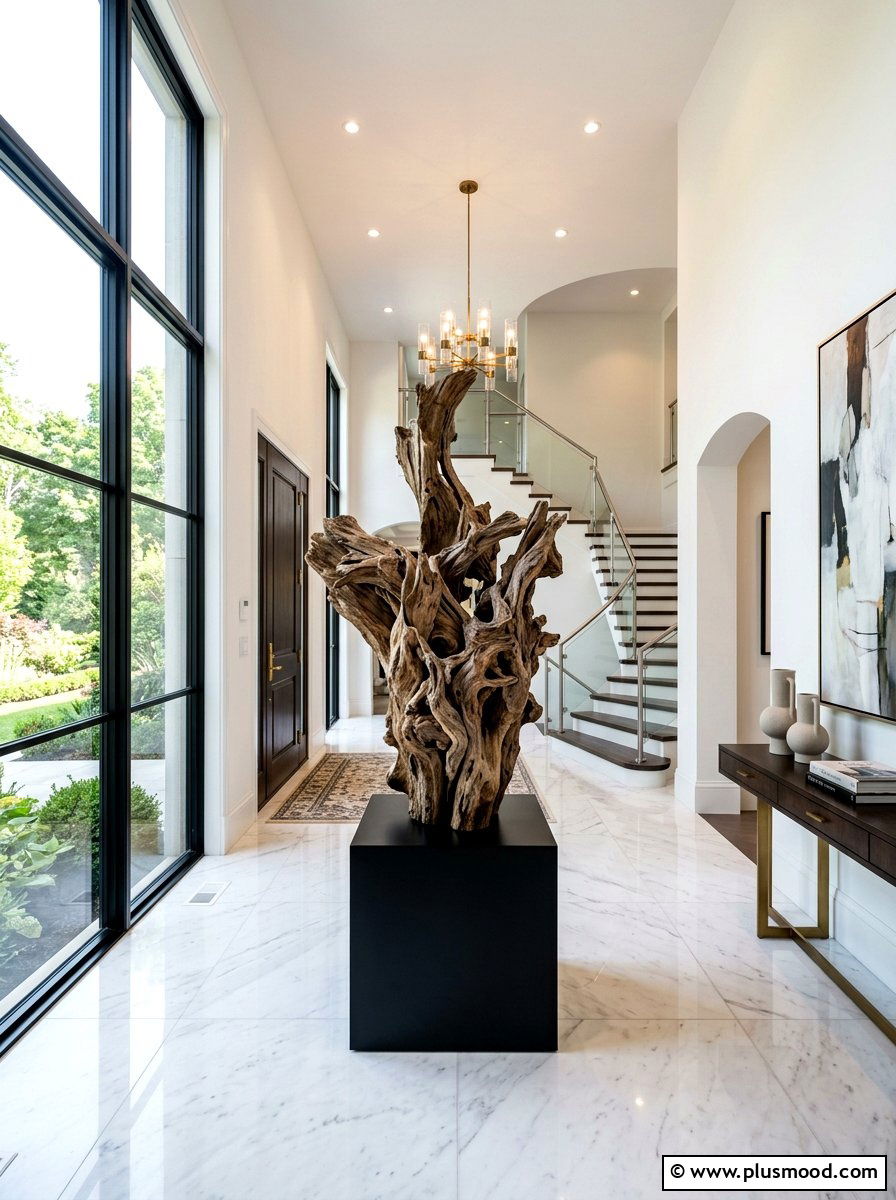 Driftwood Sculpture - 25 summer driftwood decor ideas