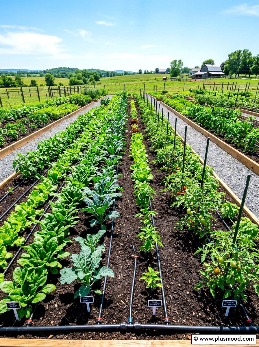 Drip Irrigation Vegetable Garden - 25 summer vegetable garden ideas