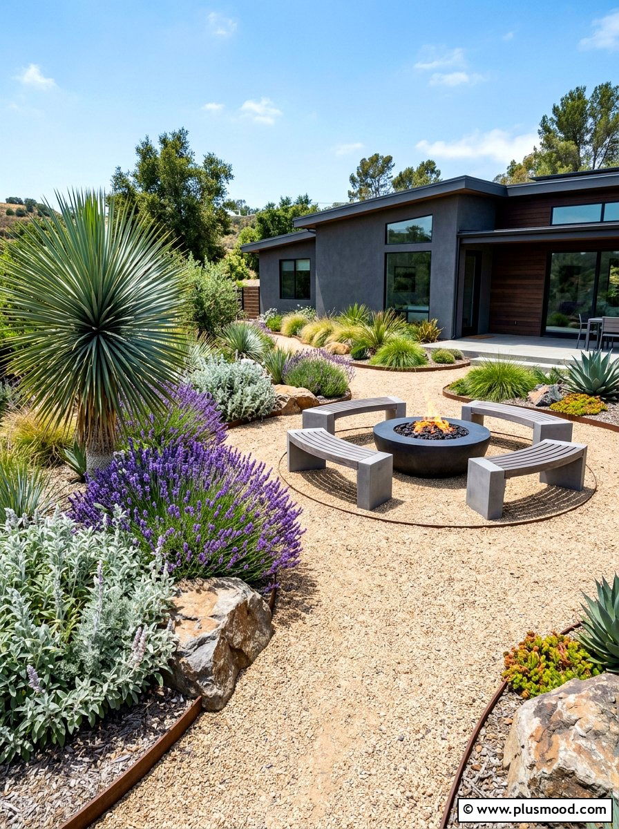 Drought Tolerant Landscape - 25 summer low maintenance garden ideas