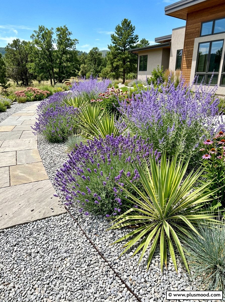 Drought Tolerant Summer Border - 25 summer garden border ideas