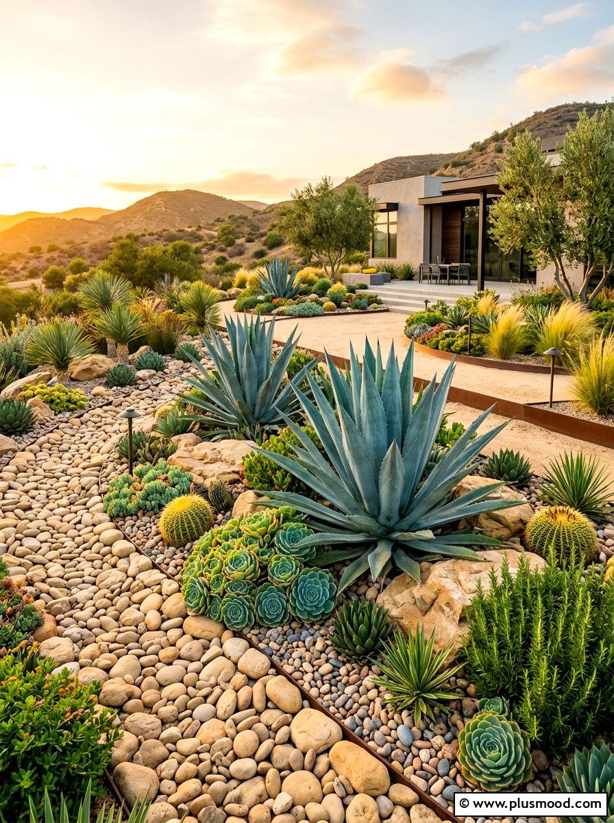 Drought Tolerant Xeriscaping - 25 summer curb appeal landscaping ideas