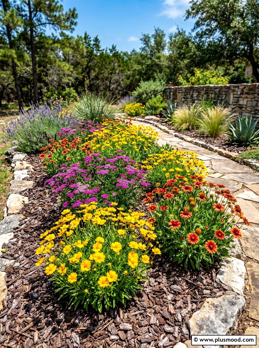 Drought resistant flower bed - 25 summer narrow flower bed ideas