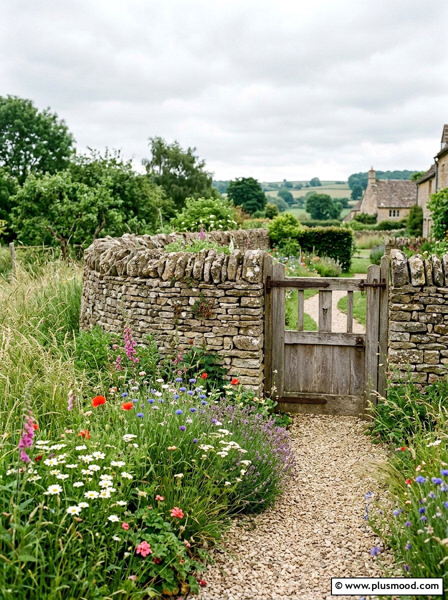 Dry stack stone wall - 25 small backyard ideas with stone wall