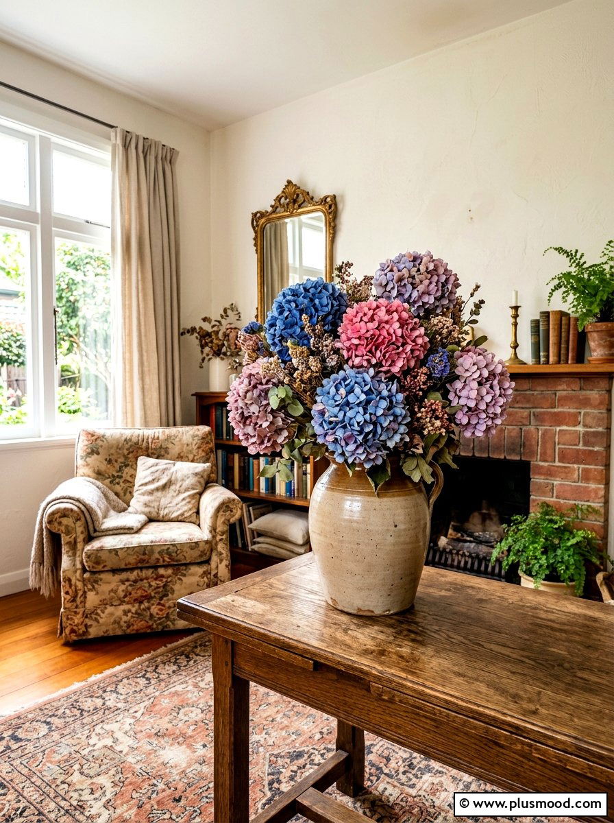 Drying Cut Hydrangea Flowers - 25 August garden ideas