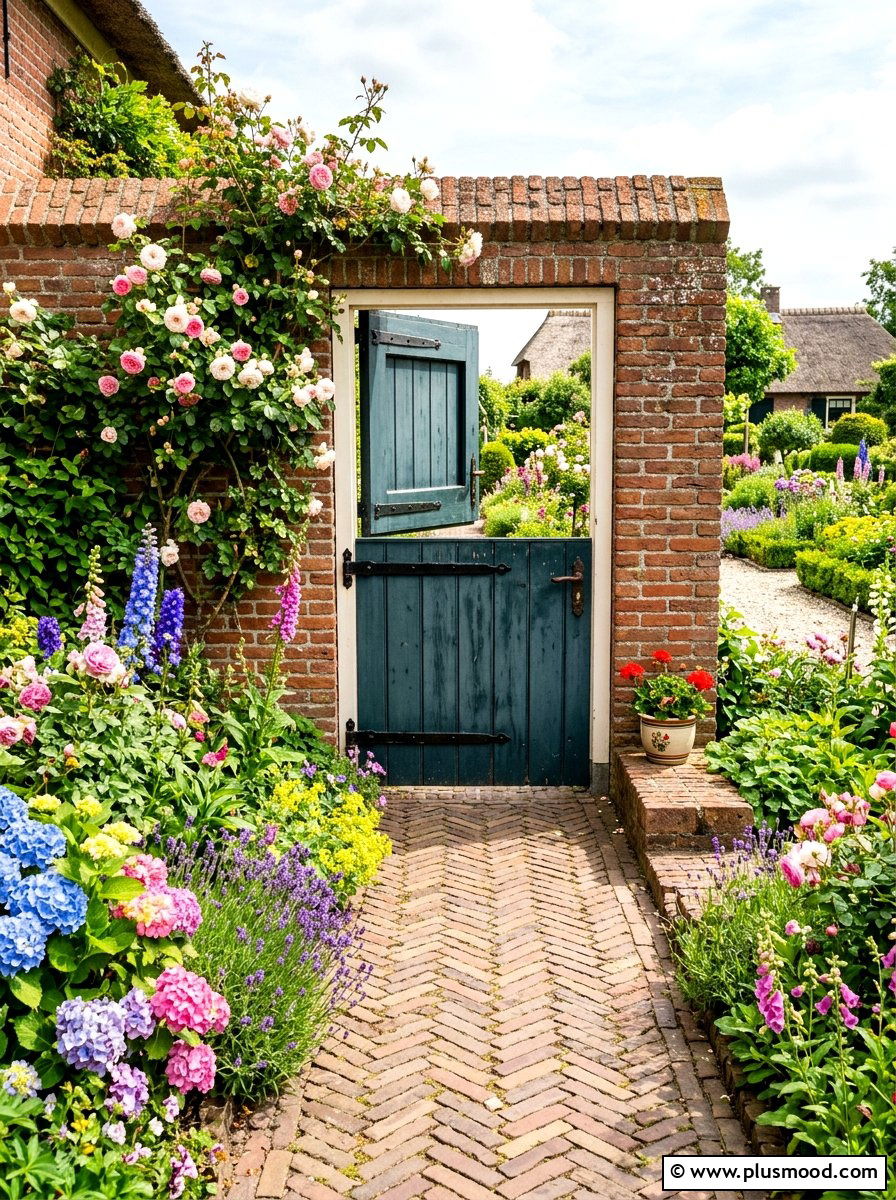 Dutch Garden Gate - 25 summer garden gate front yard ideas