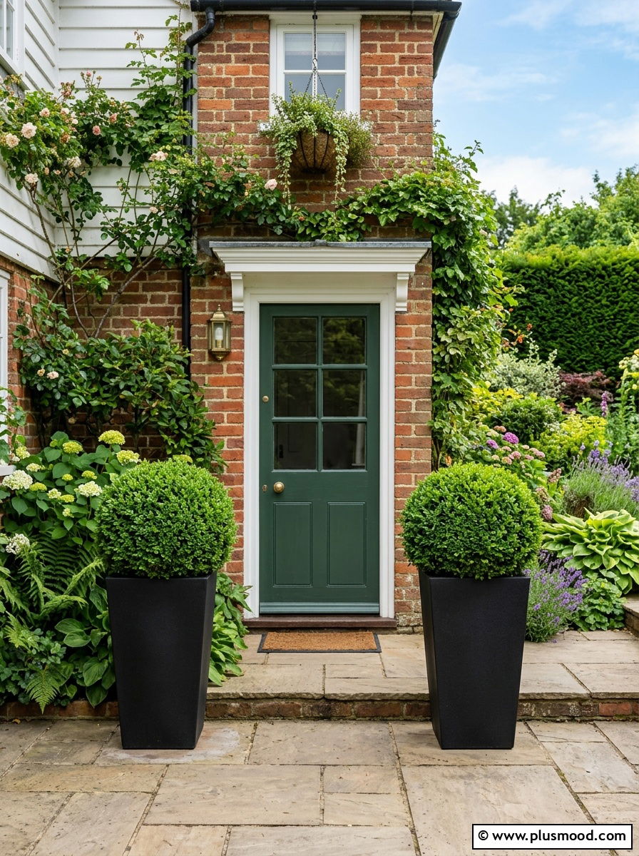 Dwarf Evergreens In Pots - 25 small backyard ideas with potted plants