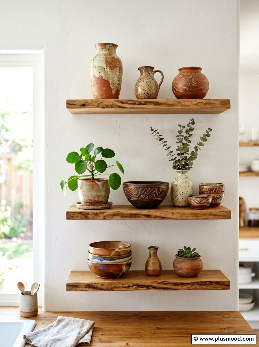 Earthy Pottery Decor - 25 late summer boho decor ideas