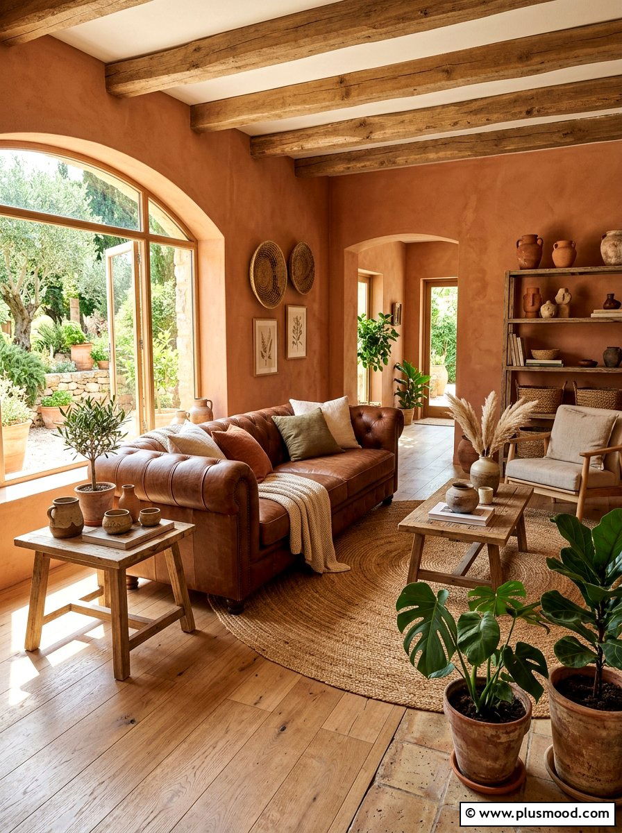 Earthy Summer Living Room - 25 modern summer living room ideas