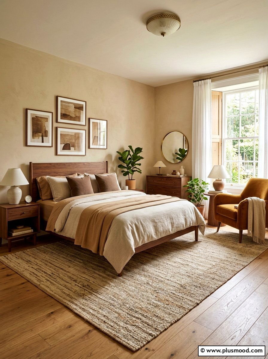 Earthy Tonal Palette - 25 late summer bedroom ideas