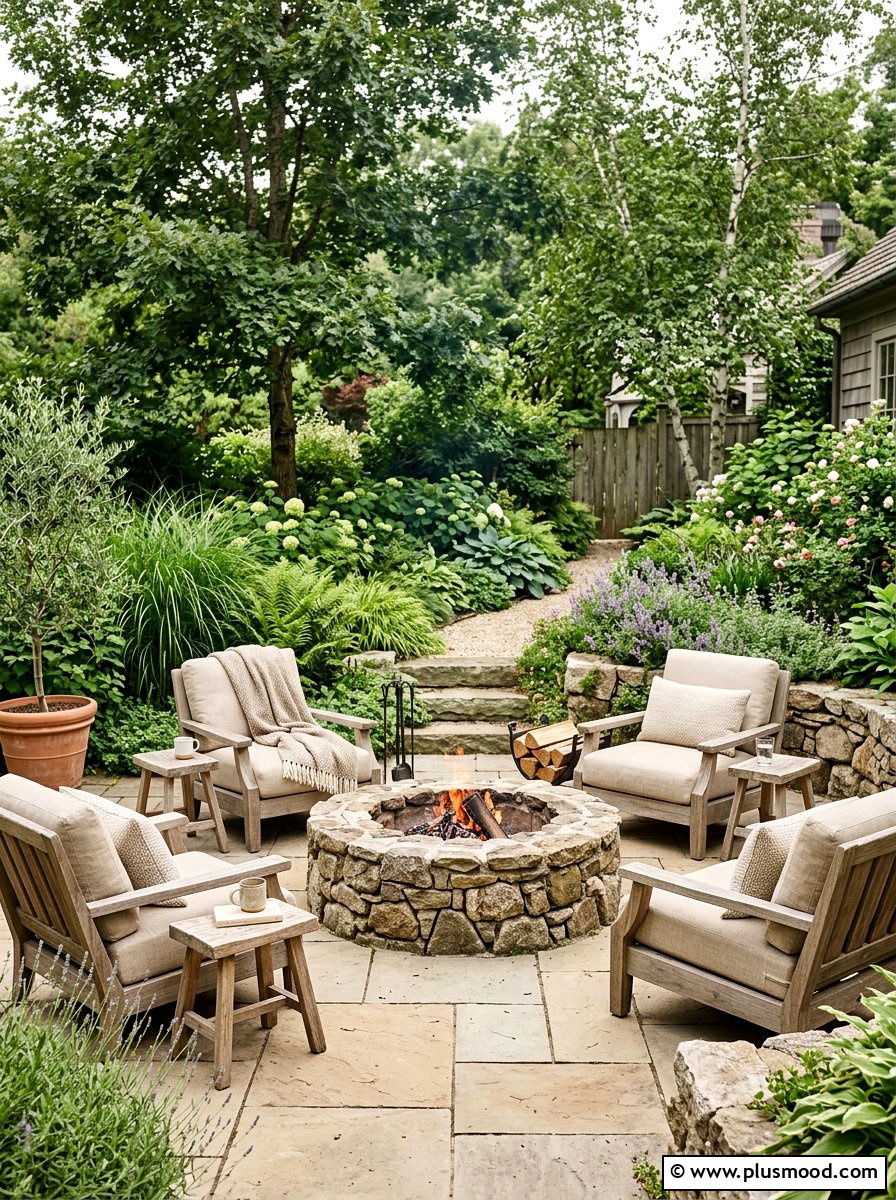 Earthy neutral patio - 25 summer patio color ideas