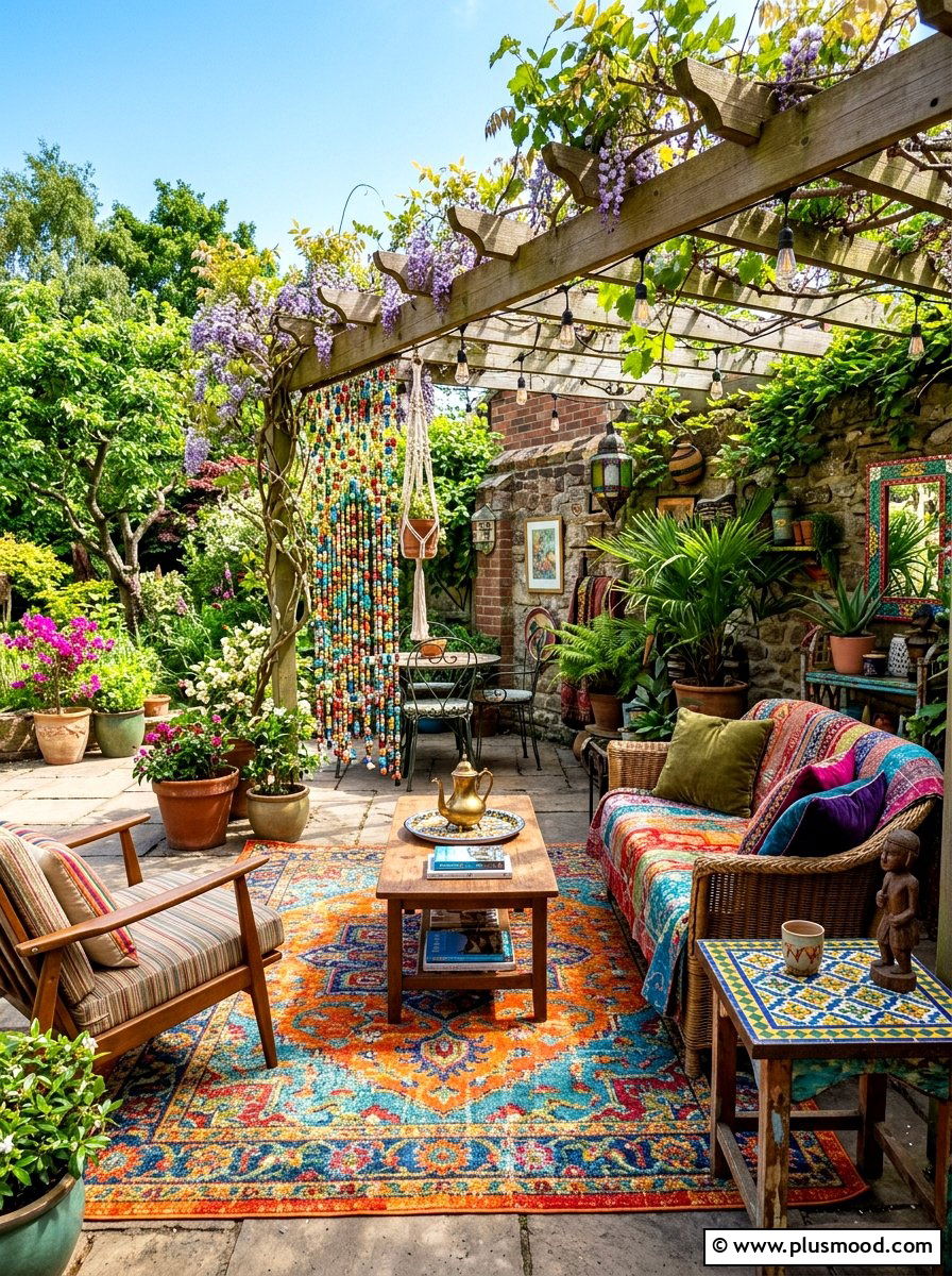 Eclectic Backyard - 25 summer patio decor ideas