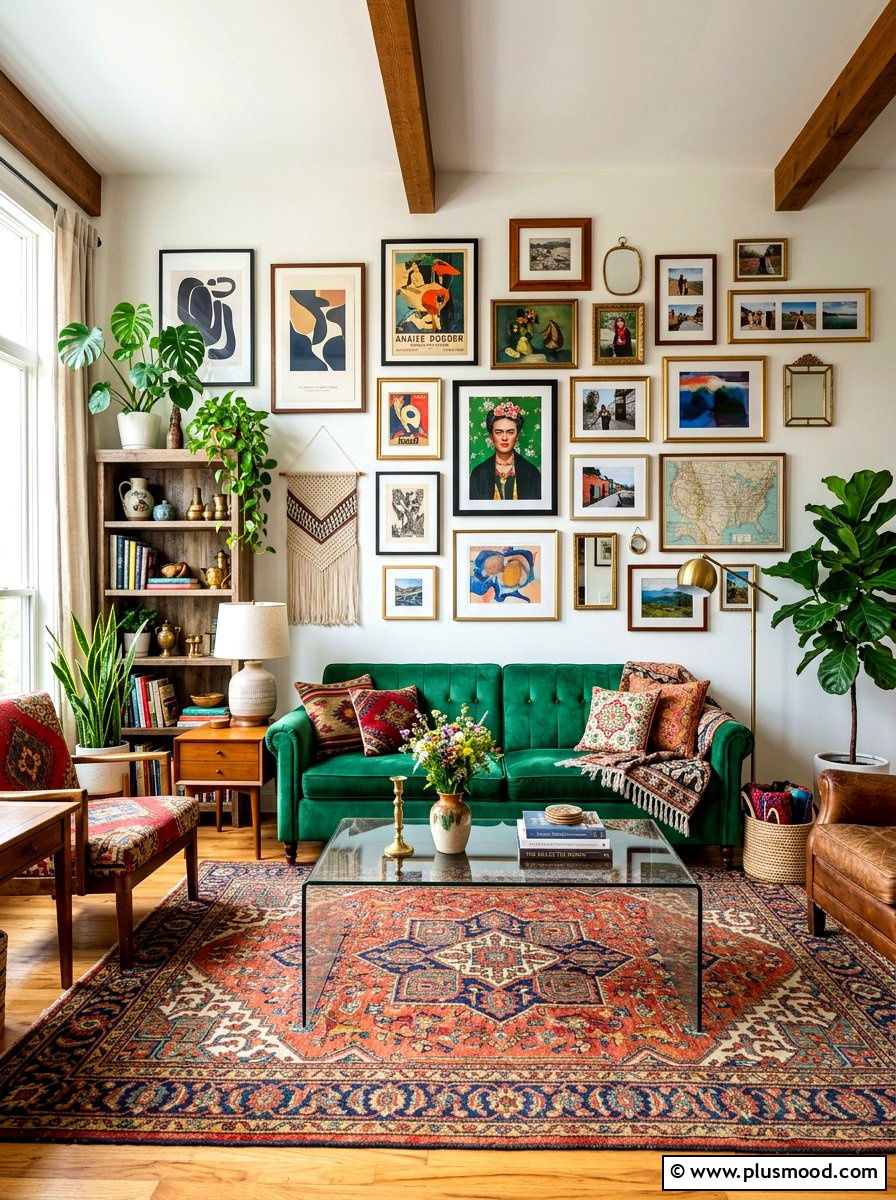 Eclectic Living Room - 25 best summer living room ideas