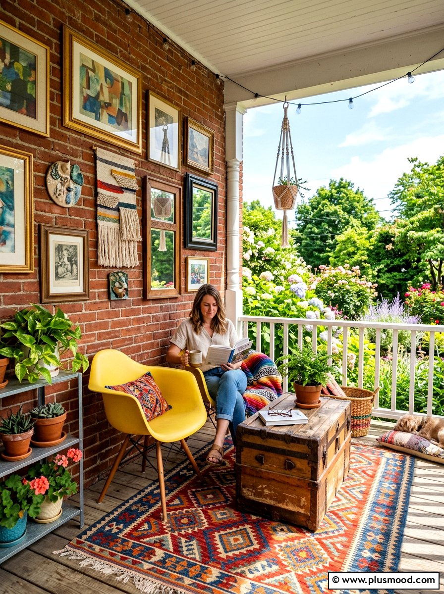 Eclectic Porch Style - 25 best summer porch ideas