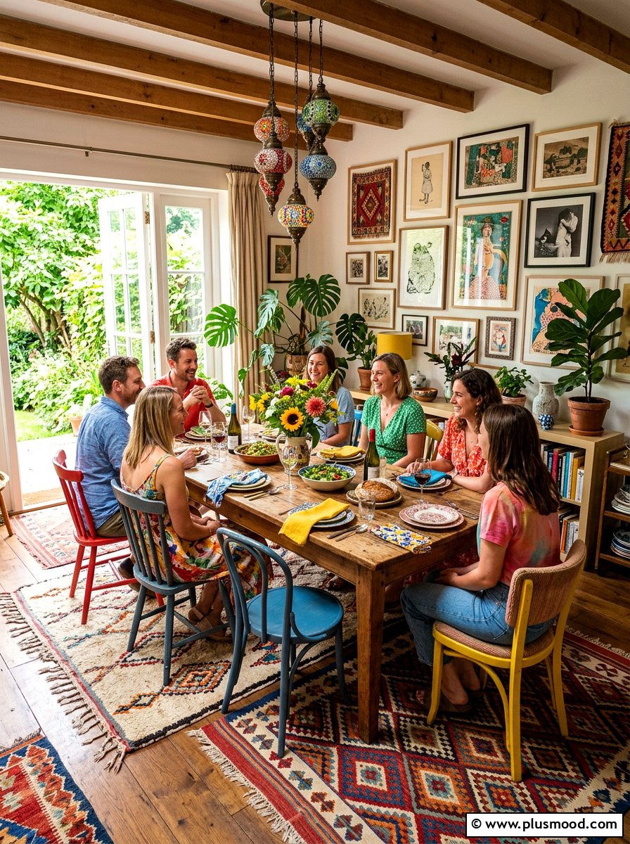 Eclectic Summer Dining Room - 25 summer dining room ideas