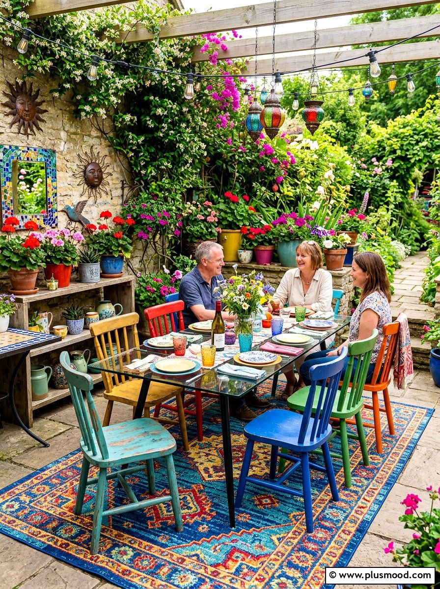 Eclectic patio dining - 25 summer patio dining ideas