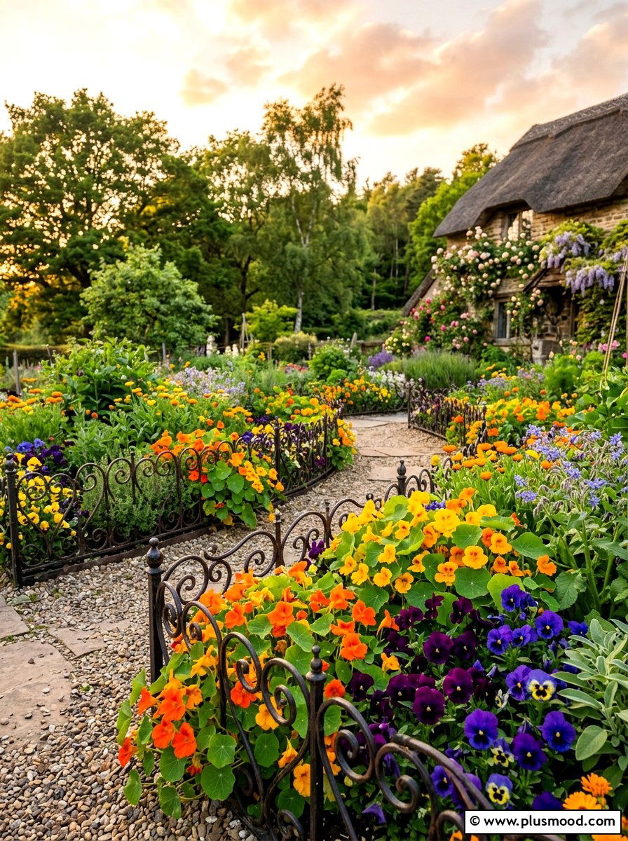 Edible Flower Garden - 25 summer edible garden ideas