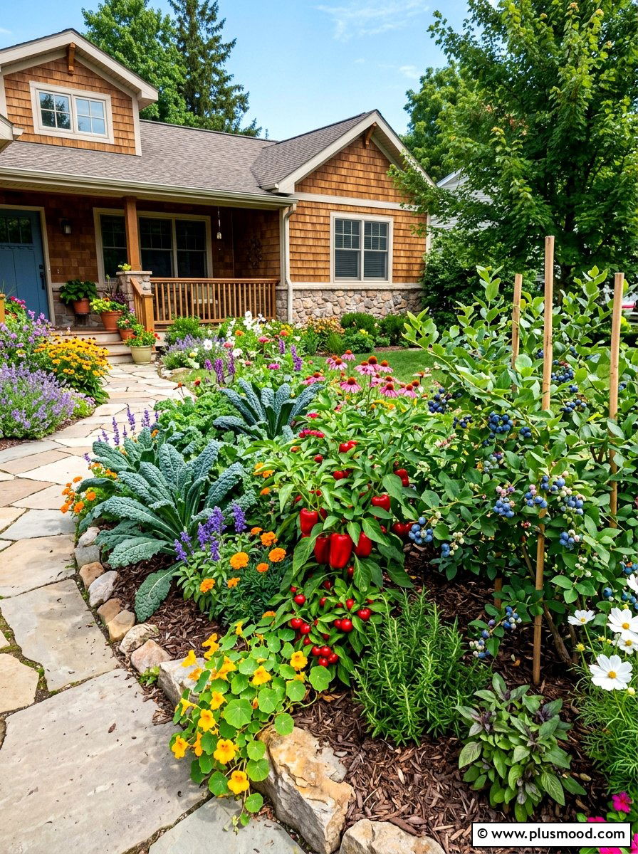 Edible Front Yard - 25 summer curb appeal landscaping ideas
