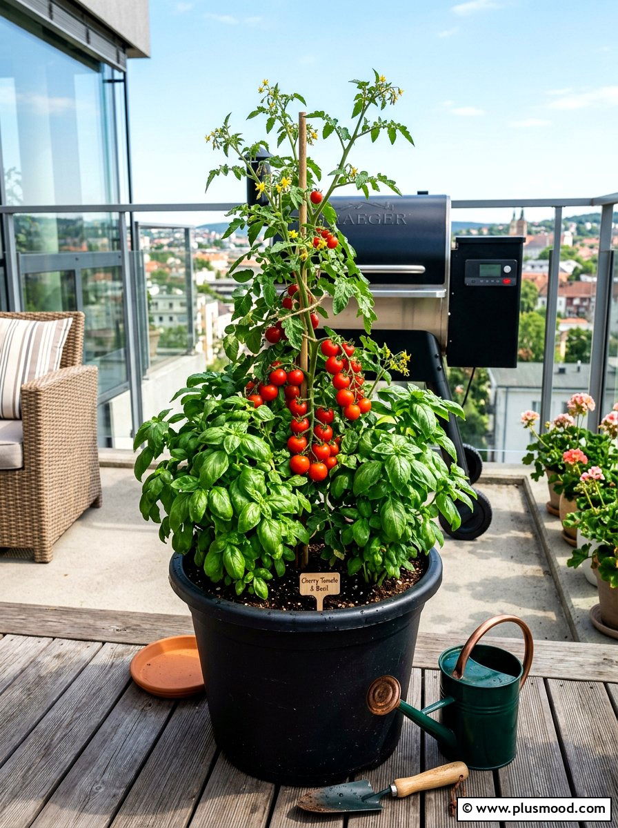 Edible Herb And Vegetable Pot - 25 summer mixed container ideas