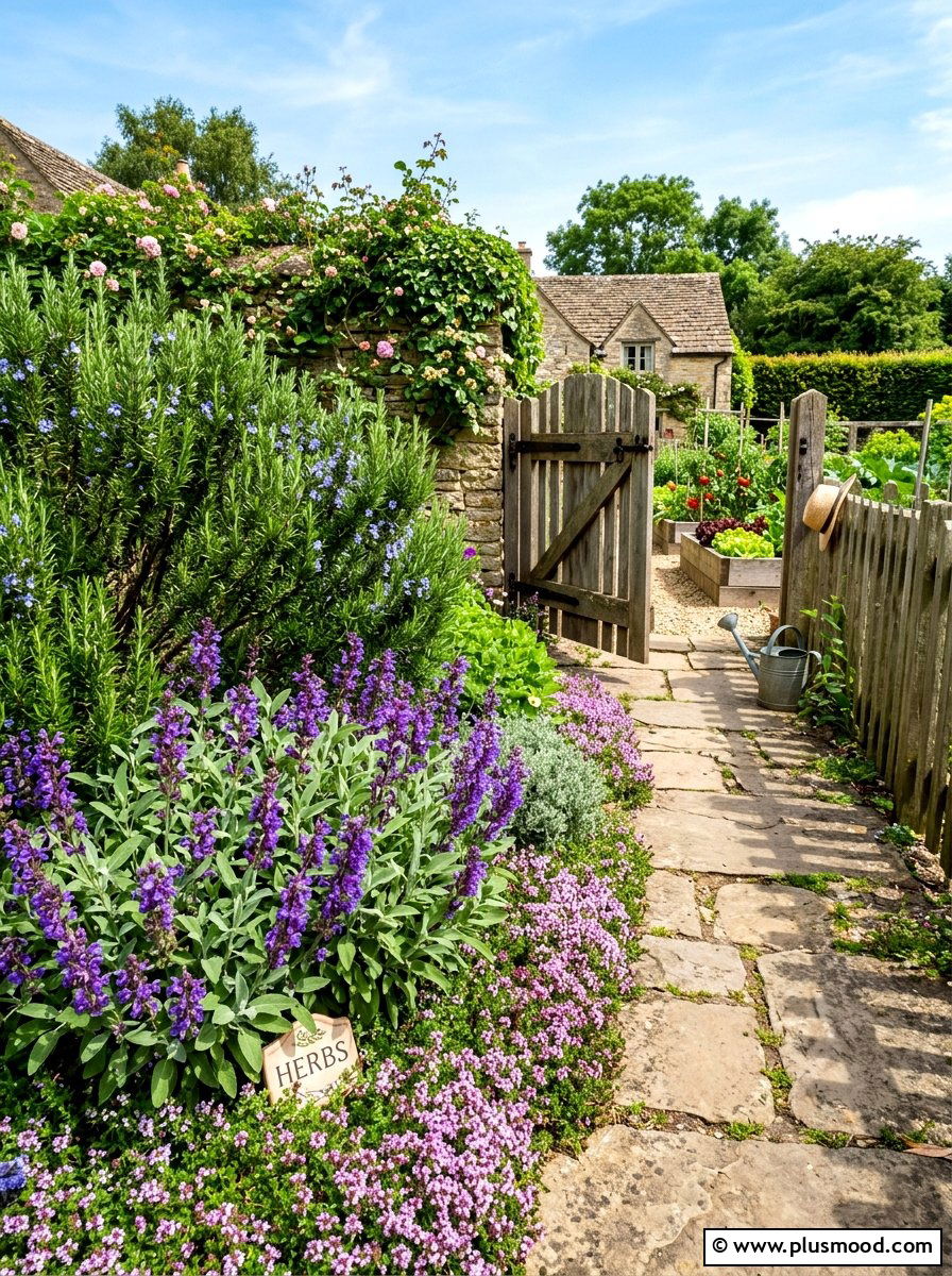 Edible Herb Garden Border - 25 summer garden border ideas