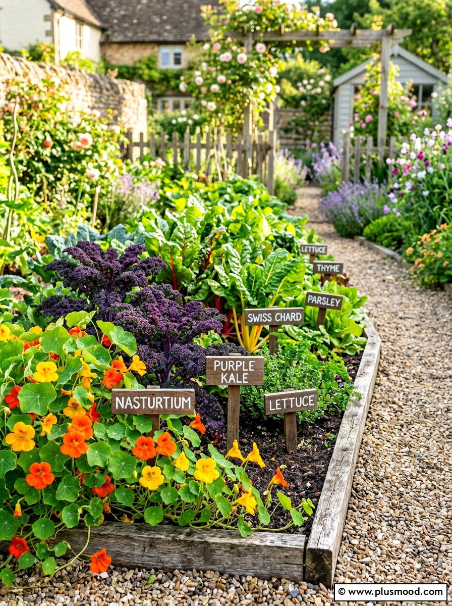 Edible narrow flower bed - 25 summer narrow flower bed ideas