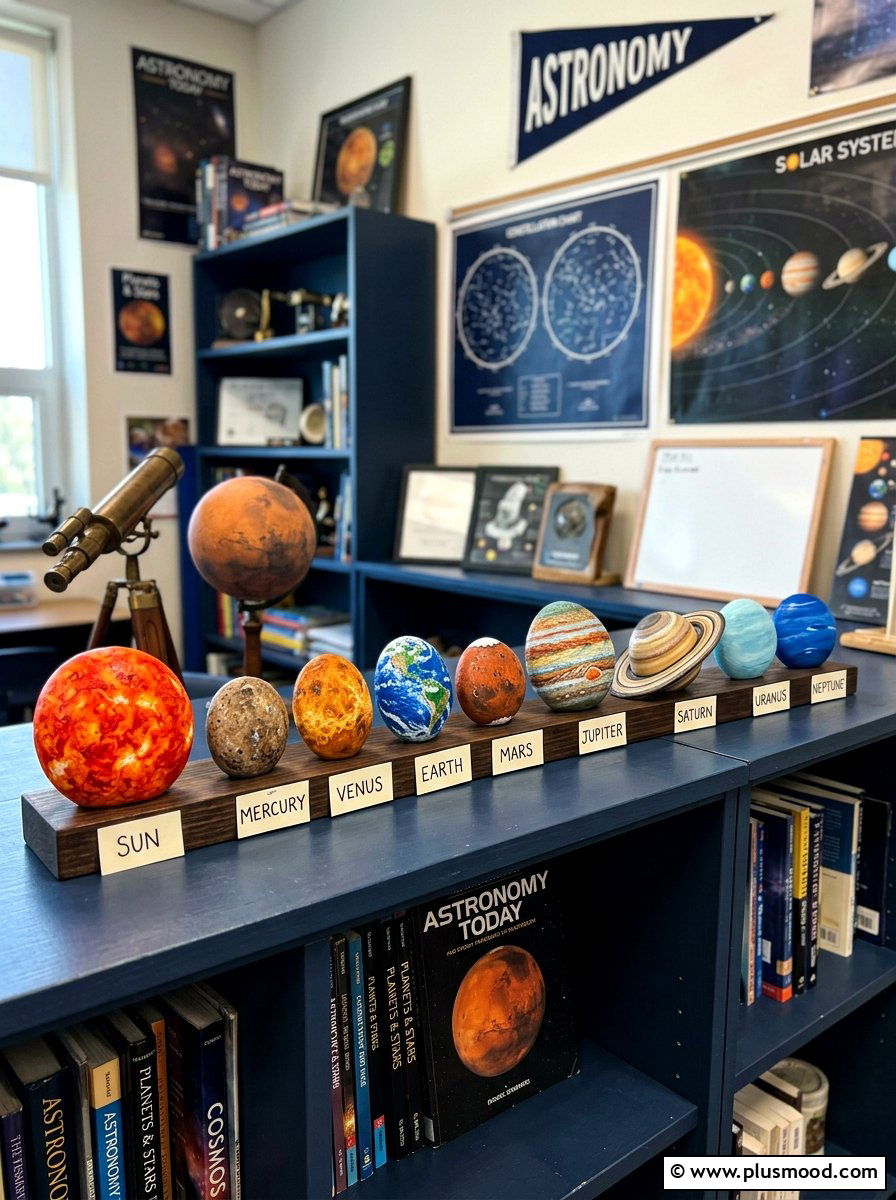 Educational Solar System Painted Rock Set - 25 painted rock ideas for kids birthday gifts