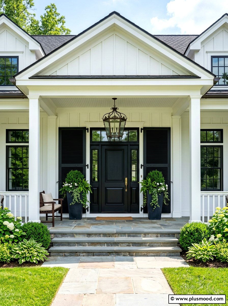 Elegant Farmhouse Front Porch - 25 summer farmhouse front porch ideas