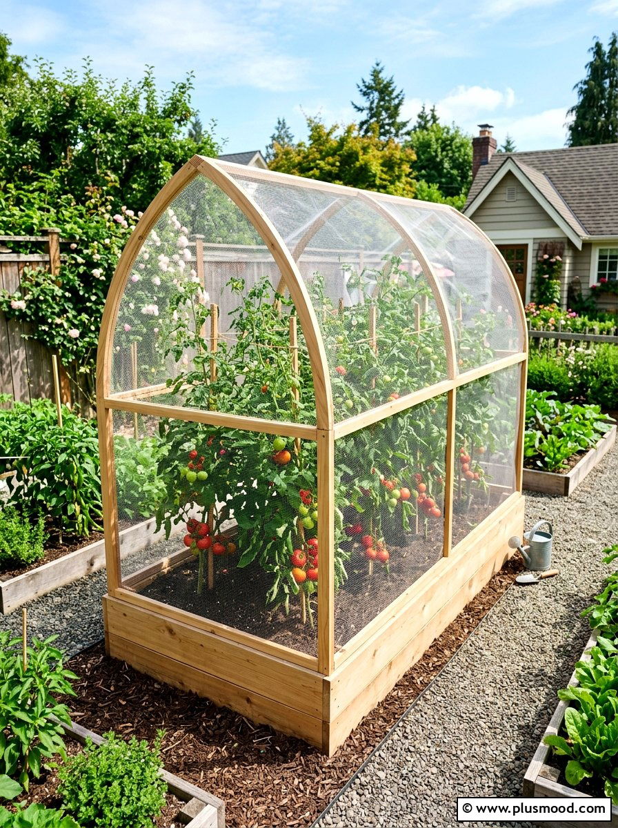 Enclosed Garden Bed With Cover - 25 summer raised garden bed ideas