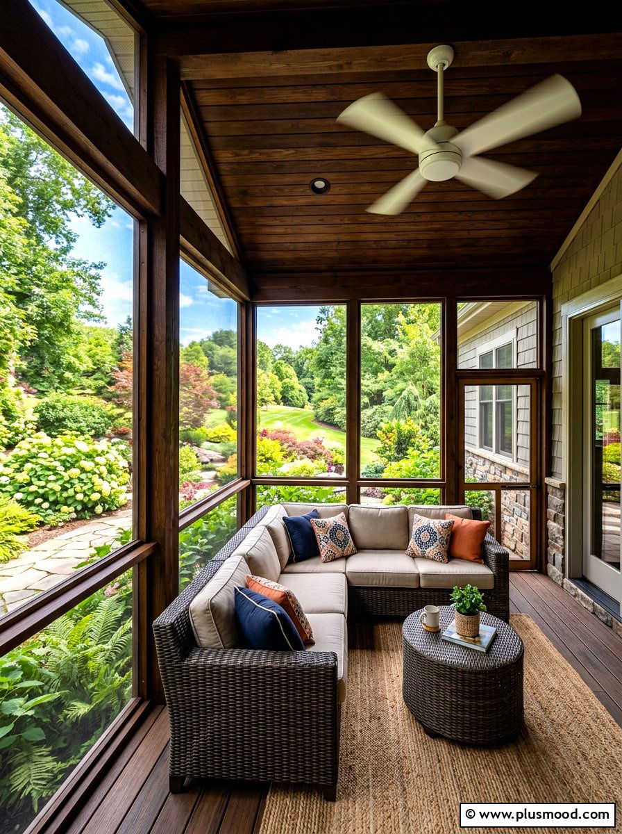 Enclosed Screened In Porch - 25 summer backyard retreat ideas