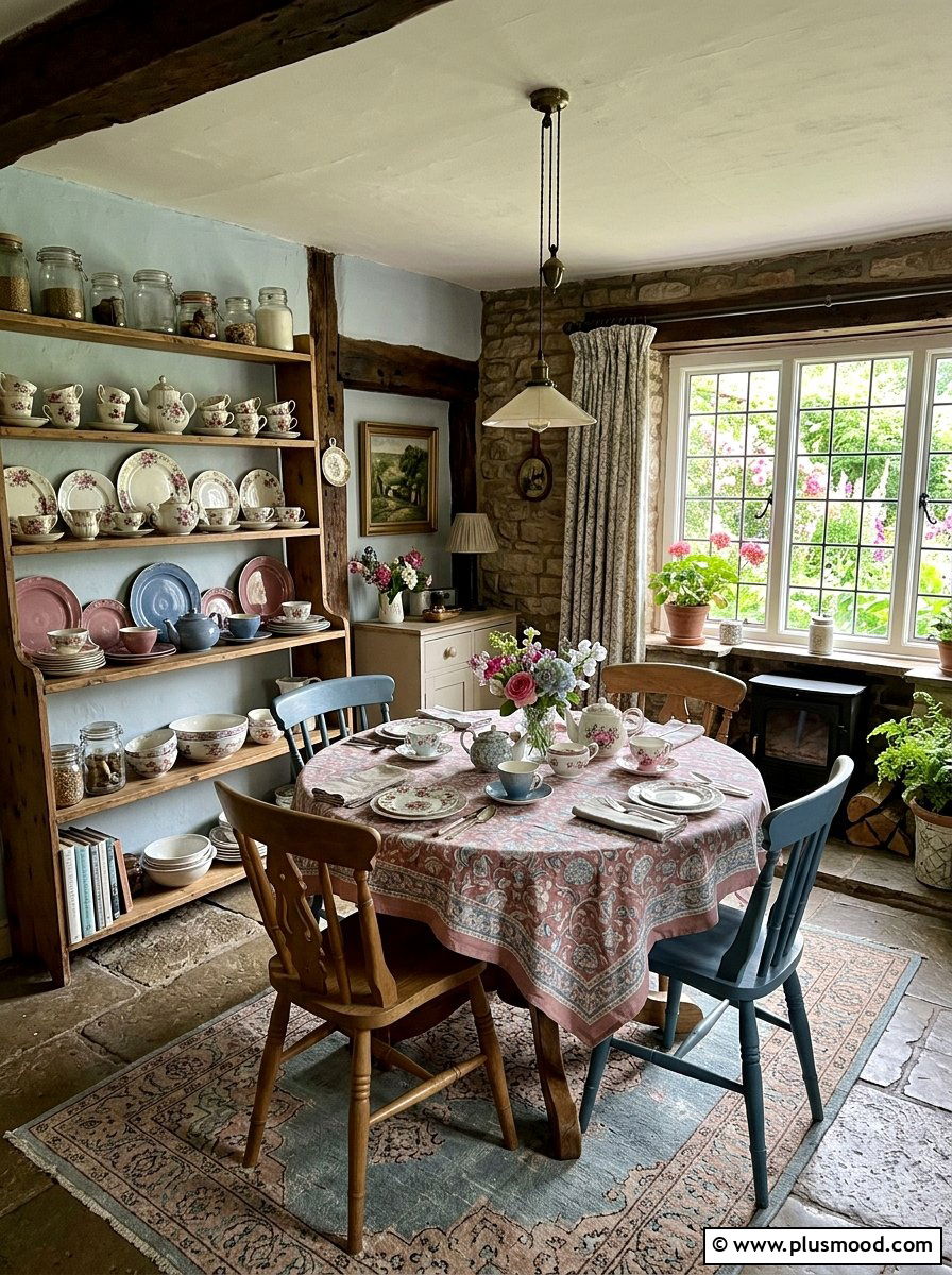 English Cottage Dining Room - 25 late summer dining room ideas