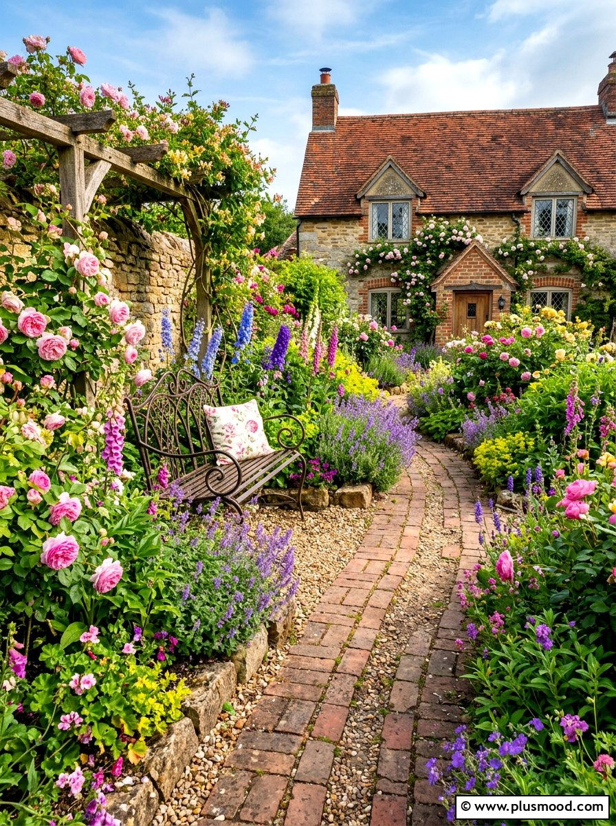 English Cottage Garden - 25 simple summer patio ideas